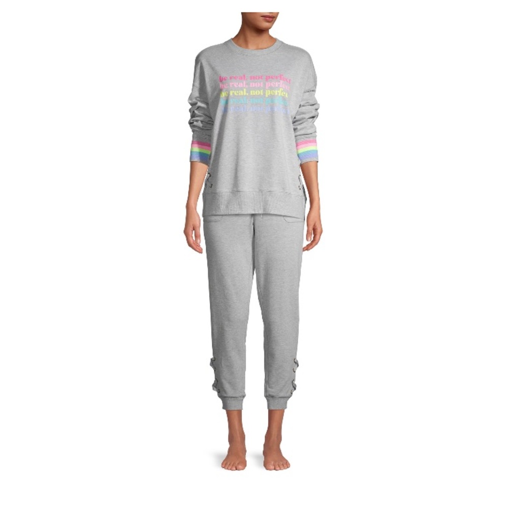 Nwt Pastel Joggers Rainbow Sweatpants Workout Gym Sweats Plus Size